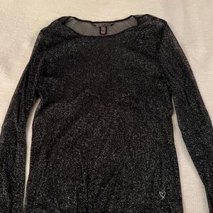 Victoria's Secret Shimmering Black Top
